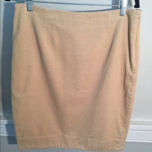 Anthropologie Wide Corduroy Skirt